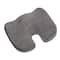 Mind Reader 18" Gray Back Relief Memory Foam Seat Cushion